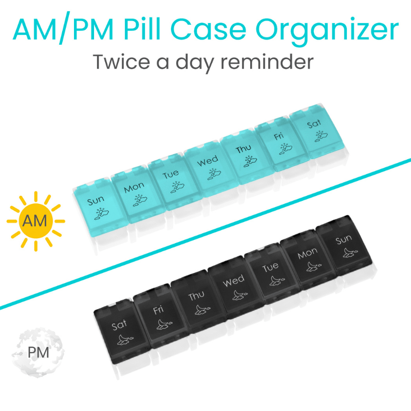AM and PM Pill Organizer
